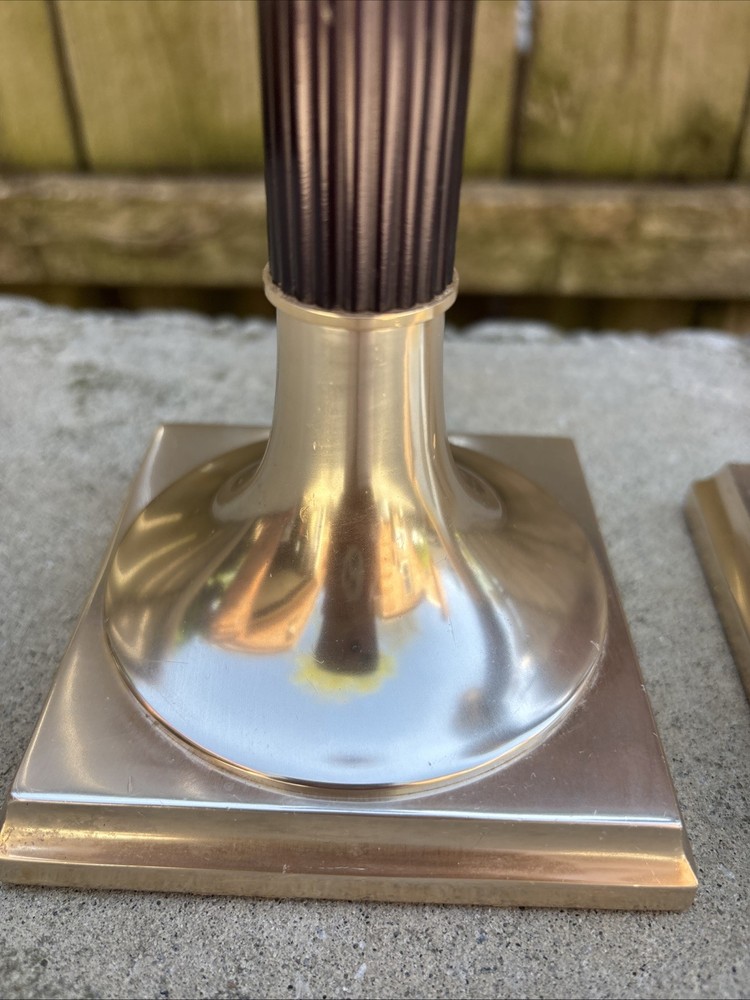 Vintage Silver Gorham Candlesticks L-100 Art Deco