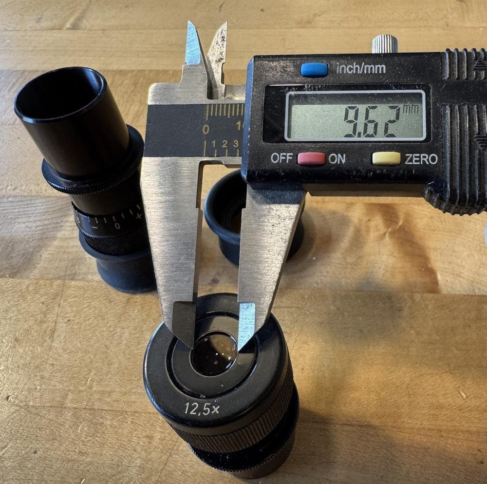 Surgical Microscope Eyepieces - 12.5X - 25mm Barrel