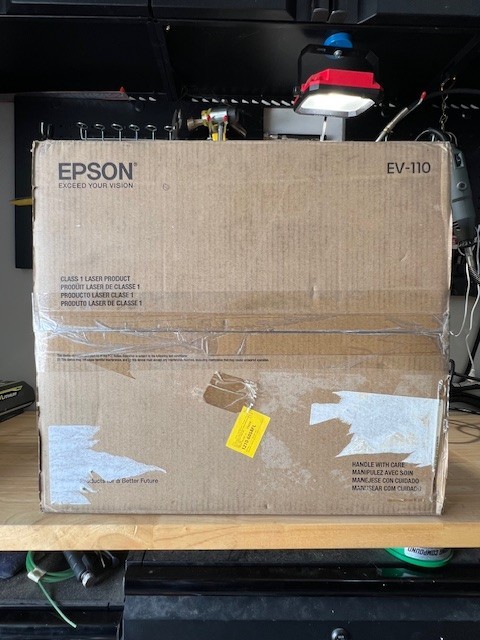 Epson LightScene EV-110 Laser Projector - White - OPEN BOX/UNUSED