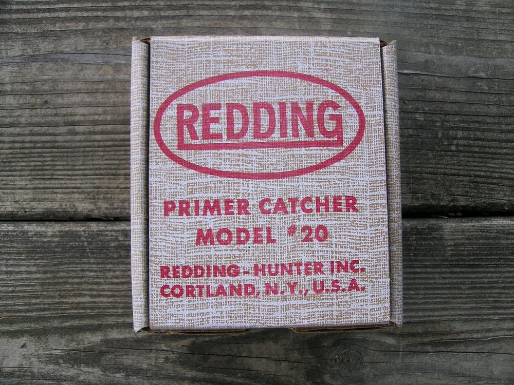Redding Model #20 Cast Iron Primer Catcher For #7 C-Type Reloading Press NOS