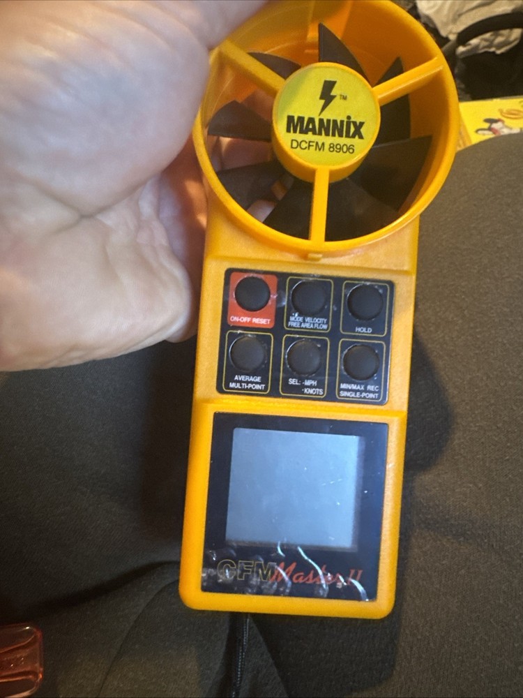 Mannix CFM Master II Thermo-Anemometer