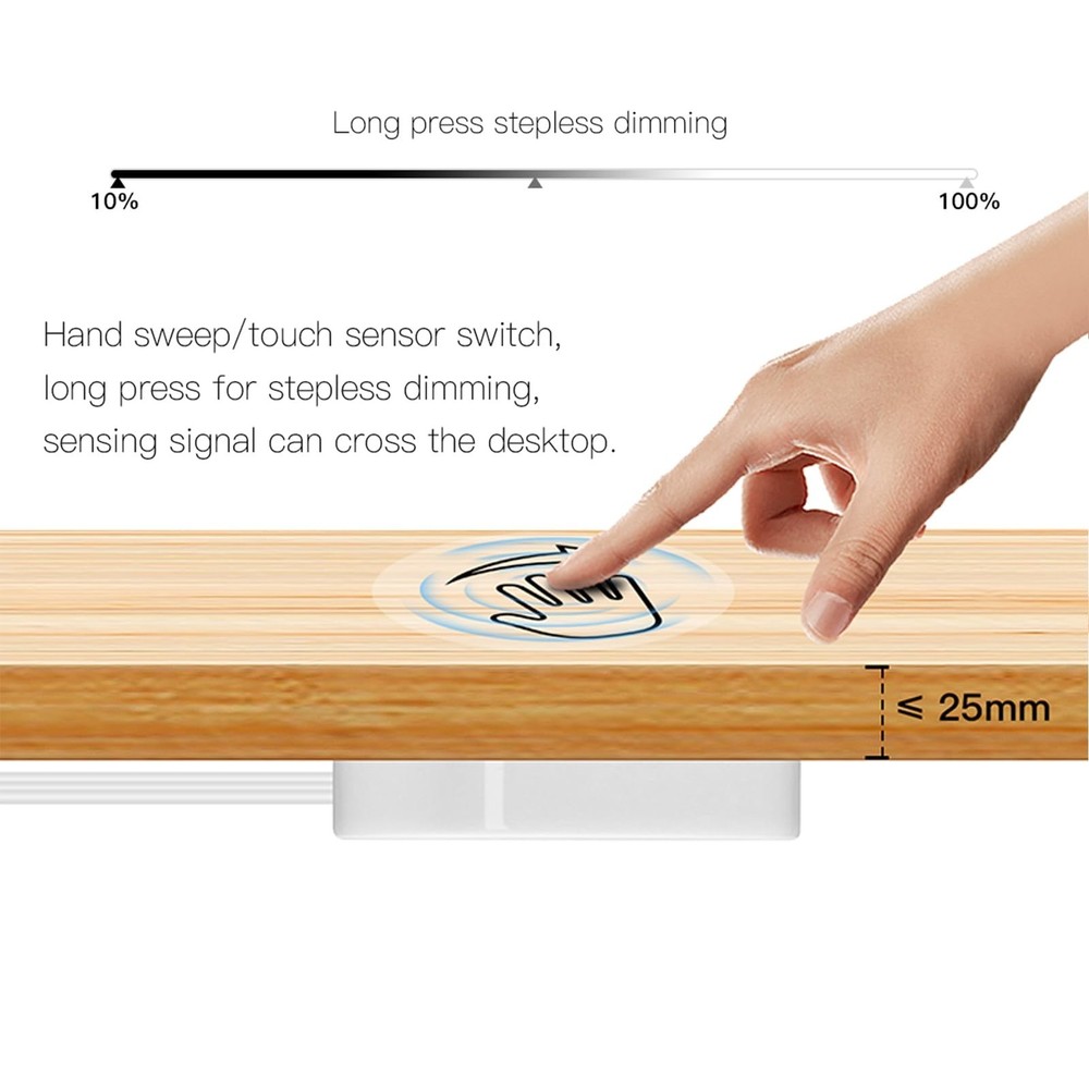 Penetrable 25mm Wood Panel Touch Sensor LED Light Switch Control 12V-24V 60W ...