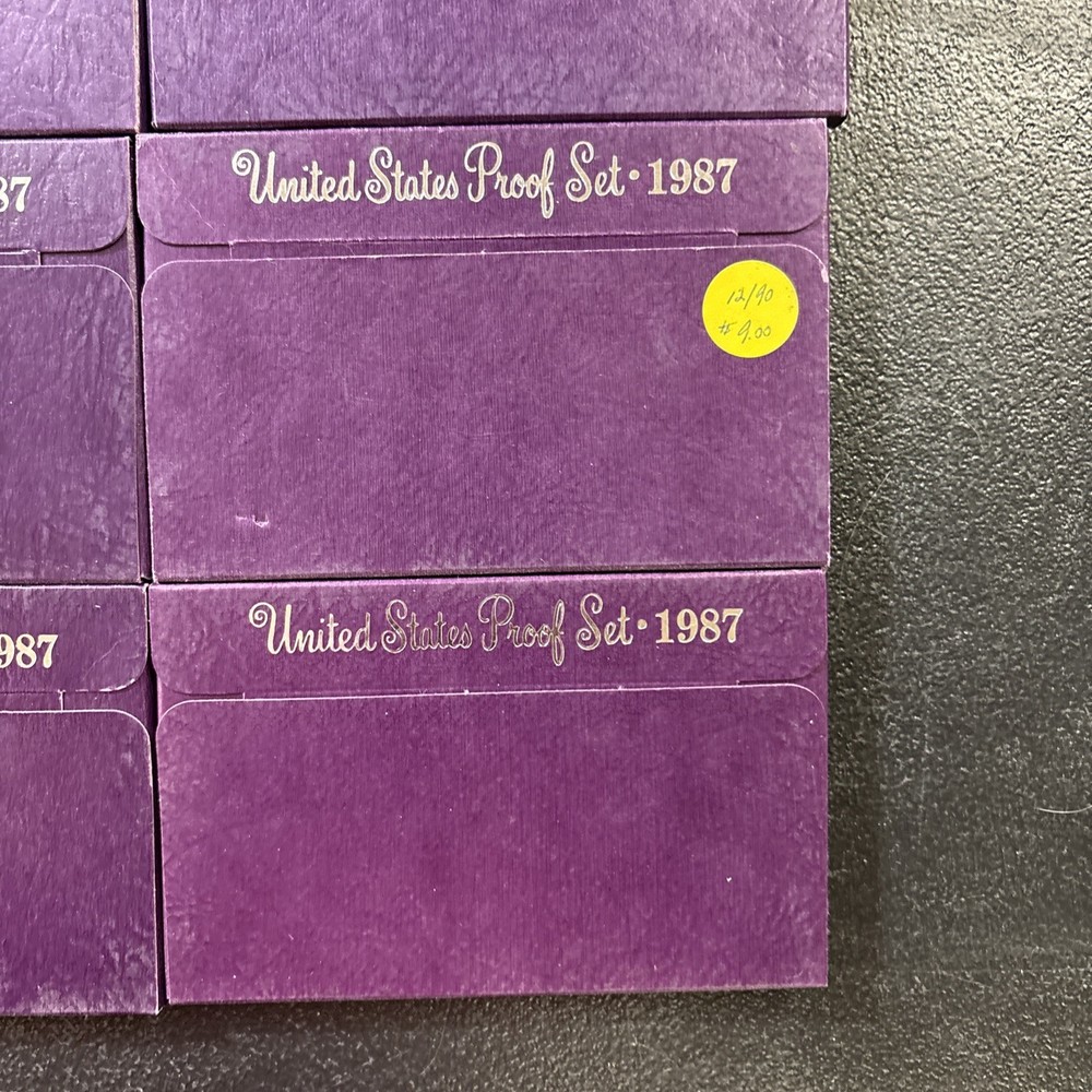 1987-S Clad Proof Sets LOT OF 10