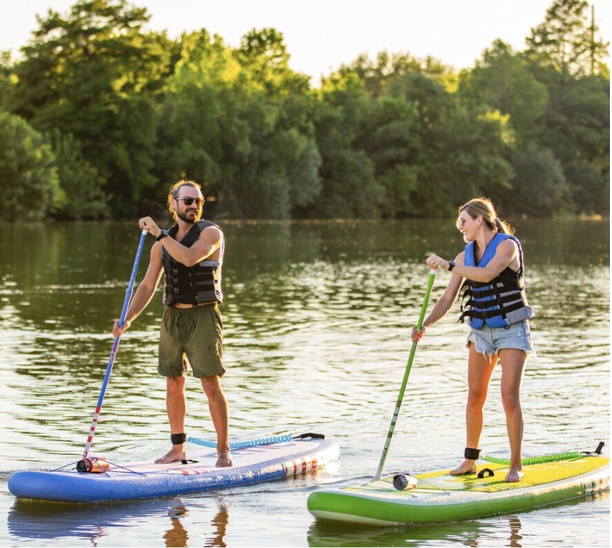 RTIC Paddle Board; Paddle pack; Water Boarding. Water Sport; Paddles