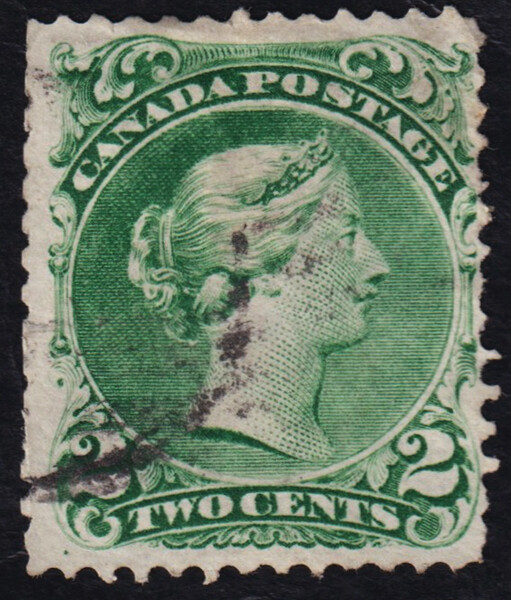 Canada Scott 24 (1868) Used G, CV $100.00 C