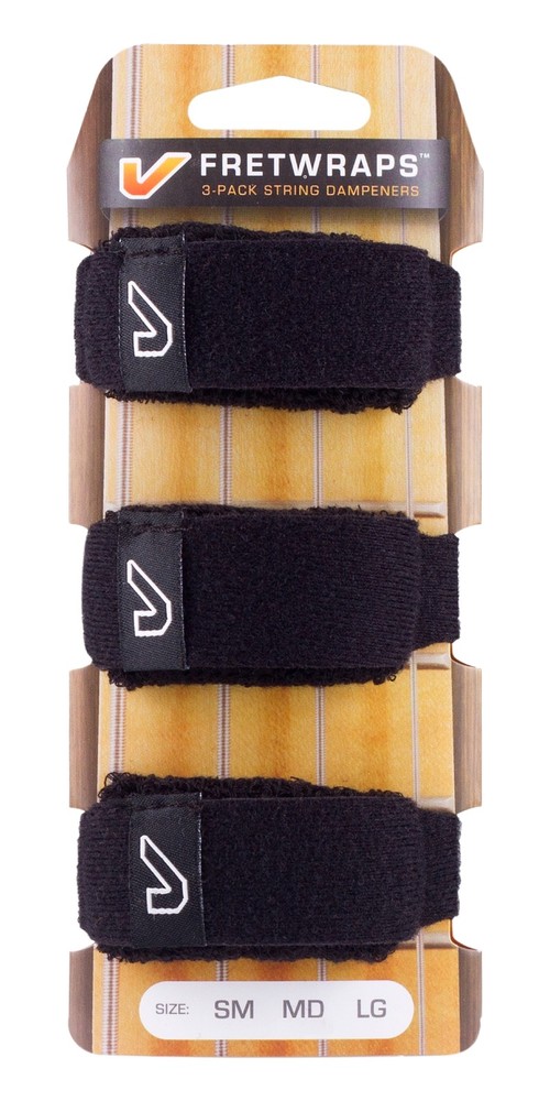 Gruv Gear FretWraps String Muters (3-Pack) Medium Black