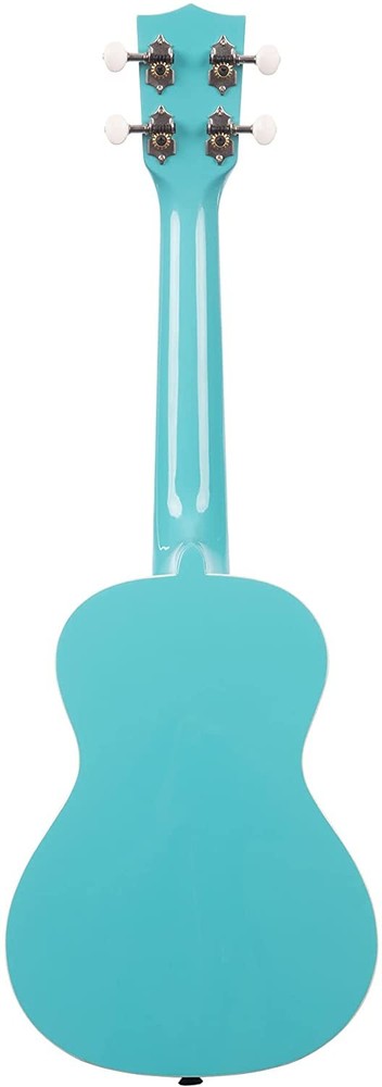Kala Candy Collection Cotton Candy Blue Concert Ukulele, Bag Bundle