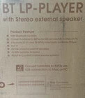 BT LP-Player Turntable with Stereo External Speakers USB MP3 Conversion Brown