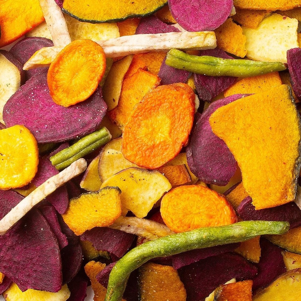Snack Delights Vegetable Chips - Dried Salted Mixed Veggie Chips 3 Lb
