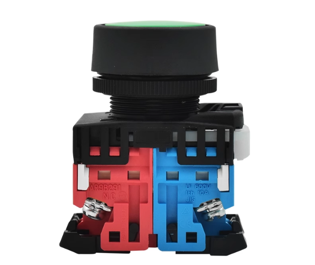 1PC New FUJI Flat button AR22FOR20R red