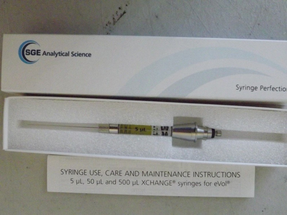 SGE EVOL SYRINGE 5UL 2910020 --- new in box