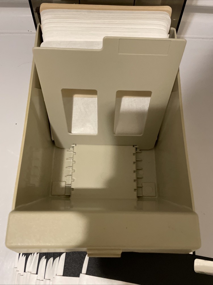 Vintage Tandy Floppy Disk Storage Case W/ 30 Disks Blanks 80’s Retro Computing