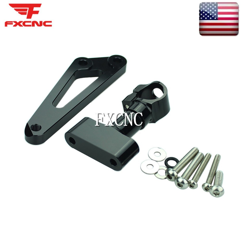 Steering Damper Stabilizer & Mount Bracket Kit For Honda CB600F Hornet 2007-2016