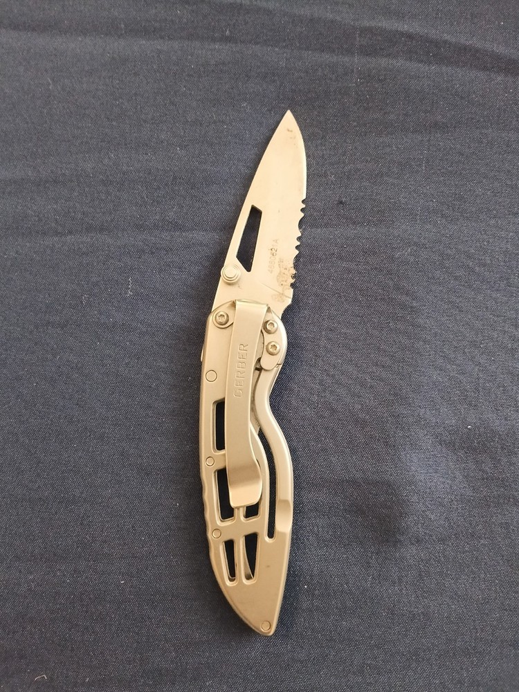 Gerber 4660514 Silver Pocket Knife