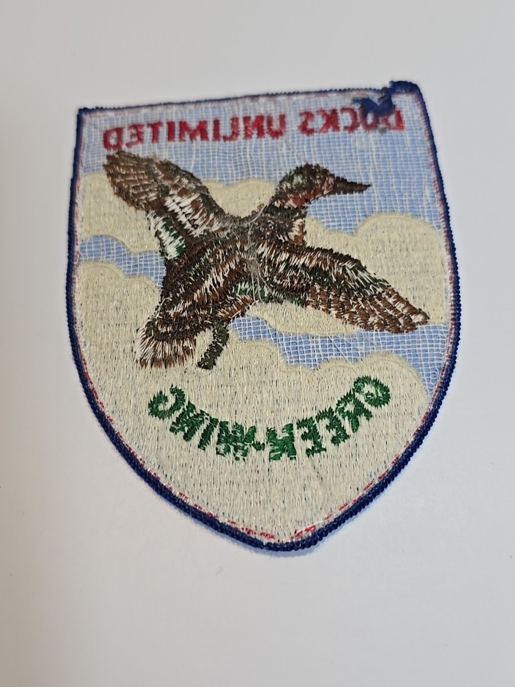 Ducks Unlimited Sew-On Patch Green-Wing