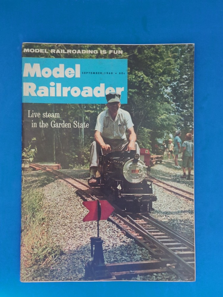 Model Railroader Magazine September 1968 Issue