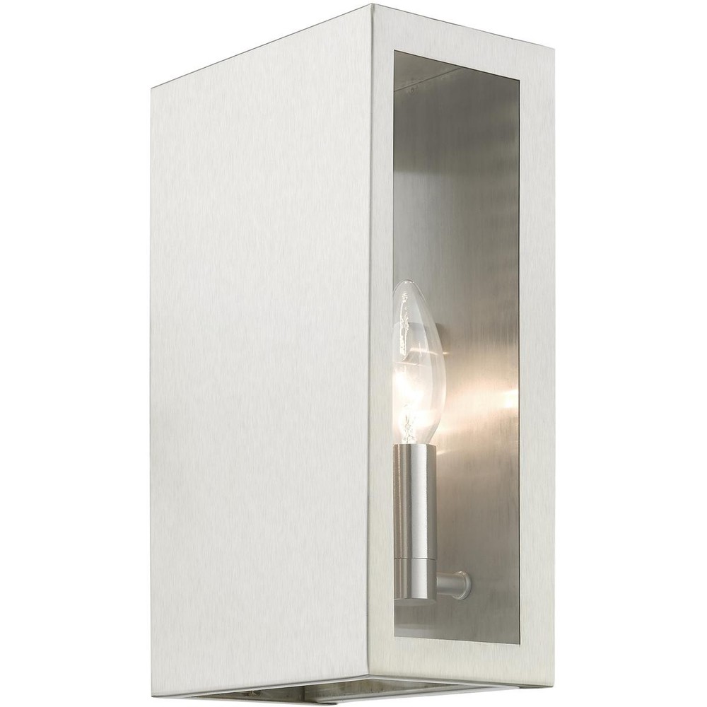 Livex Lighting 29122-91 Winfield Outdoor Wall Light Brushed Nickel