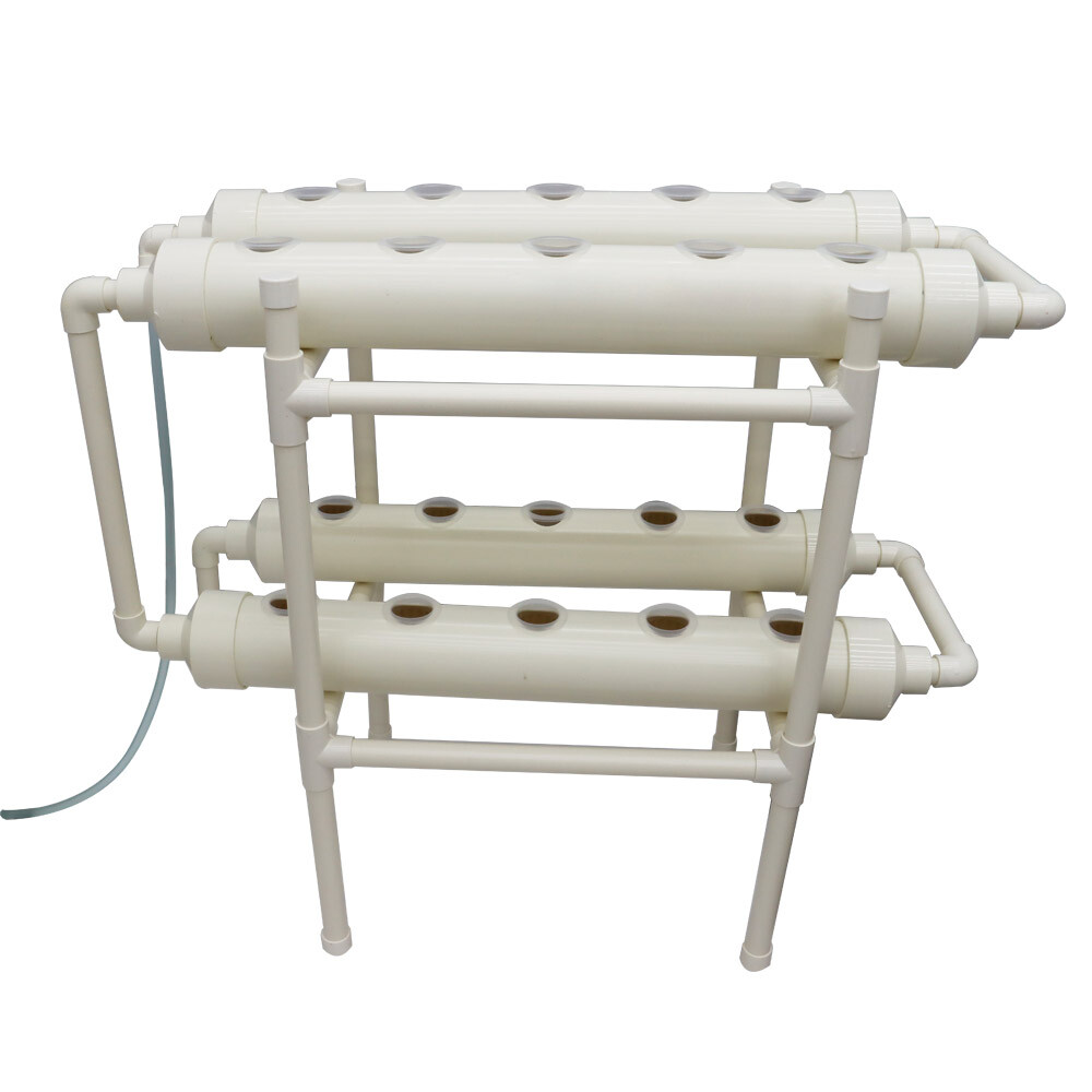 Hydroponic Grow Kit Vegetables Hydroponics Growing System 20Sites 4Pipes 2Layers