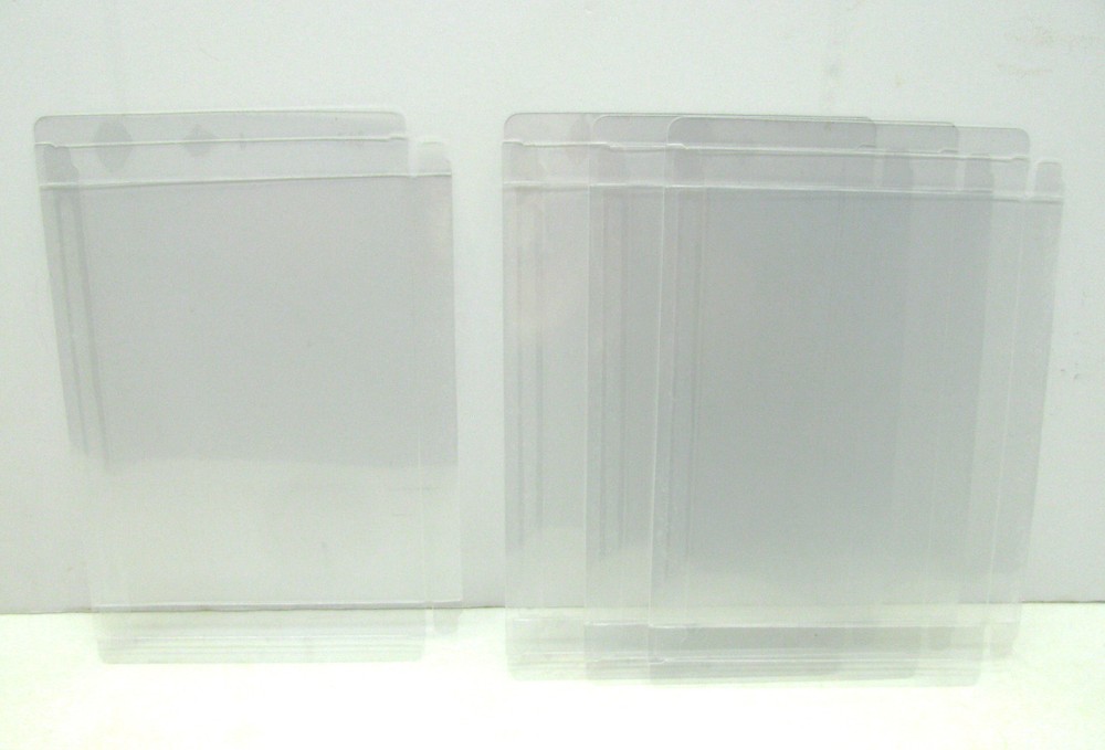 50X MICROSOFT XBOX CIB GAME -CLEAR PLASTIC PROTECTIVE BOX PROTECTORS CASE SLEEVE