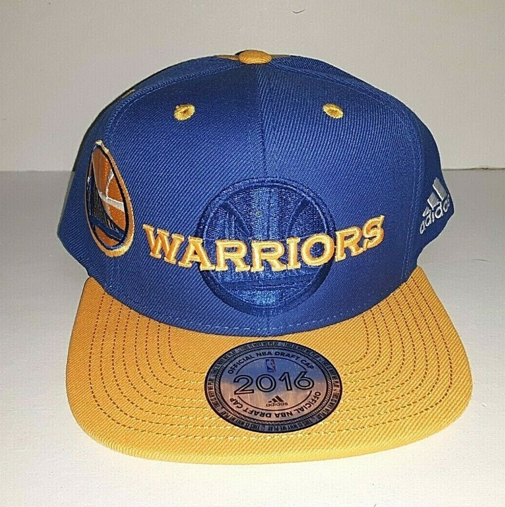 Golden State Warriors NBA VX54Z Adjustable Flat Brim 2016 Draft  Hat