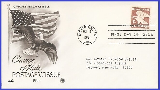 USA3 #1946 ADDR PCS ARTCRAFT FDC   "C" Rate Eagle