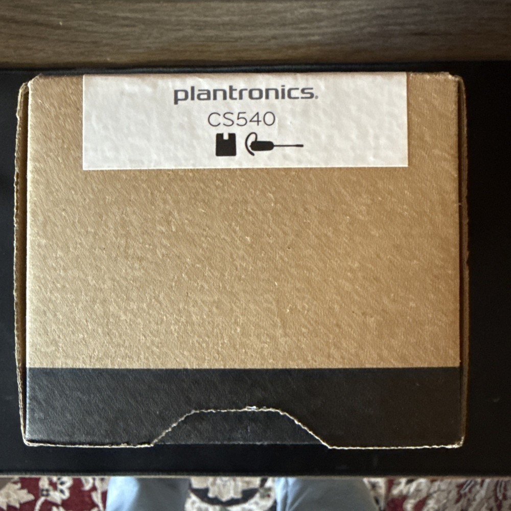 PLANTRONICS Poly CS540 Wireless DECT Headset Black New