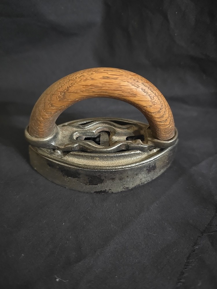 Antique Sad Miniature Sad Iron, Missing Clip That Holds Handle On