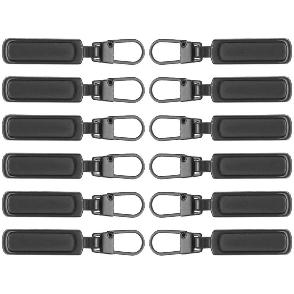 12 Pcs Replacement Zippers Accessories Backpack Pulls Detachable Heads