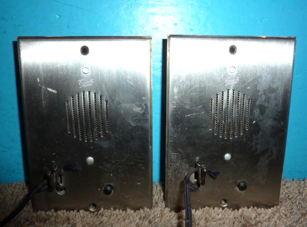 2 Couch Vintage Wall Mount Telephone Intercoms As-Is