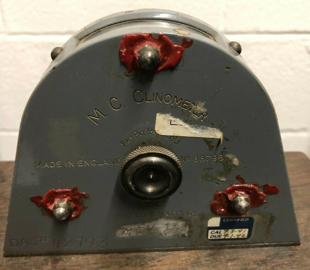 HILGER & WATTS M.C. CLINOMETER