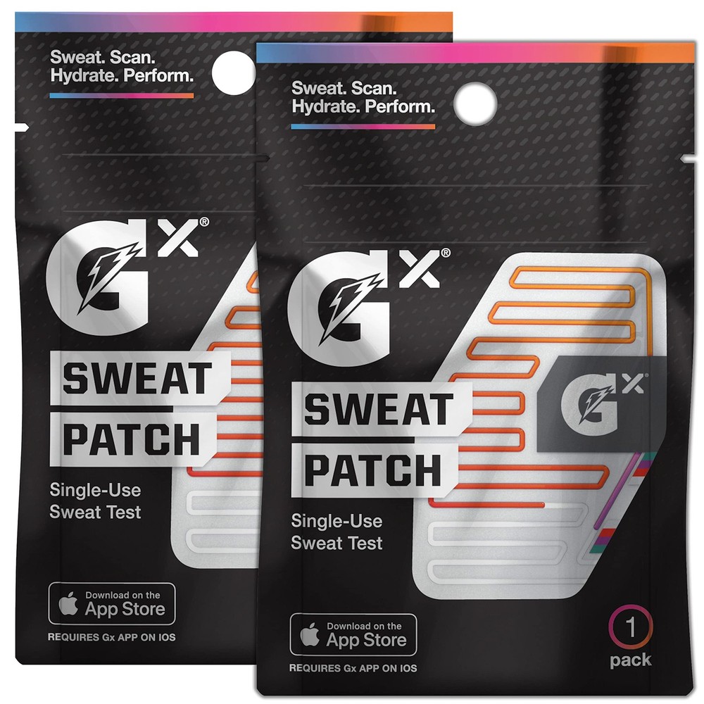 Gatorade, Gx Sweat Patch, Pack of 2 Pach - 2 Pack, Clear
