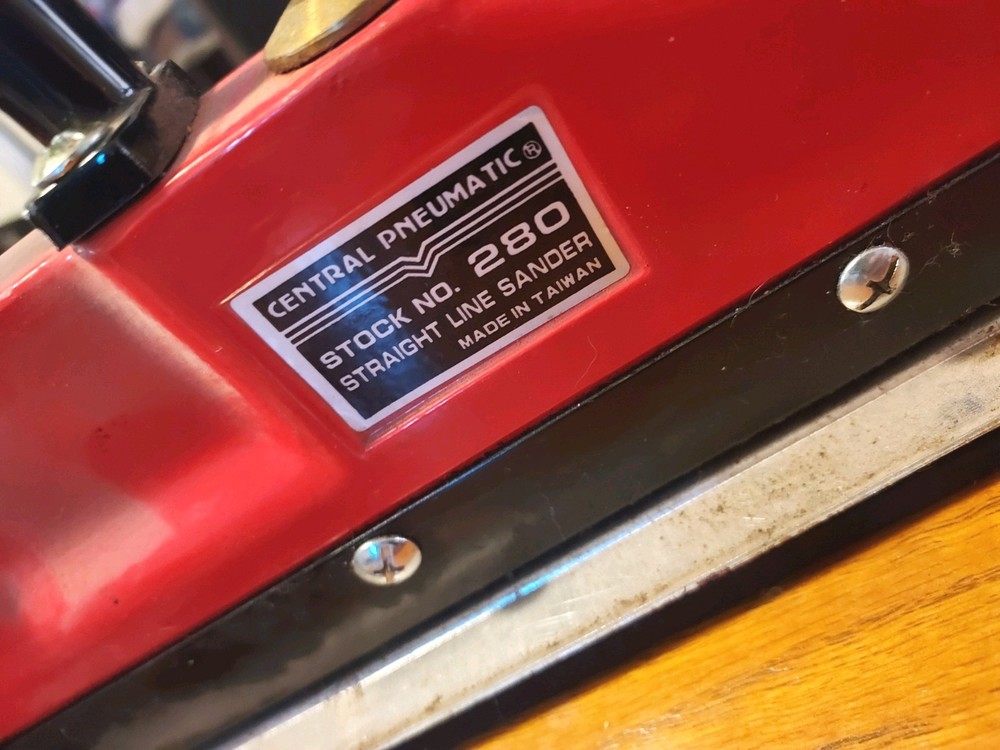 Central Pneumatic Air Inline Sander#280 (Tested / Works)
