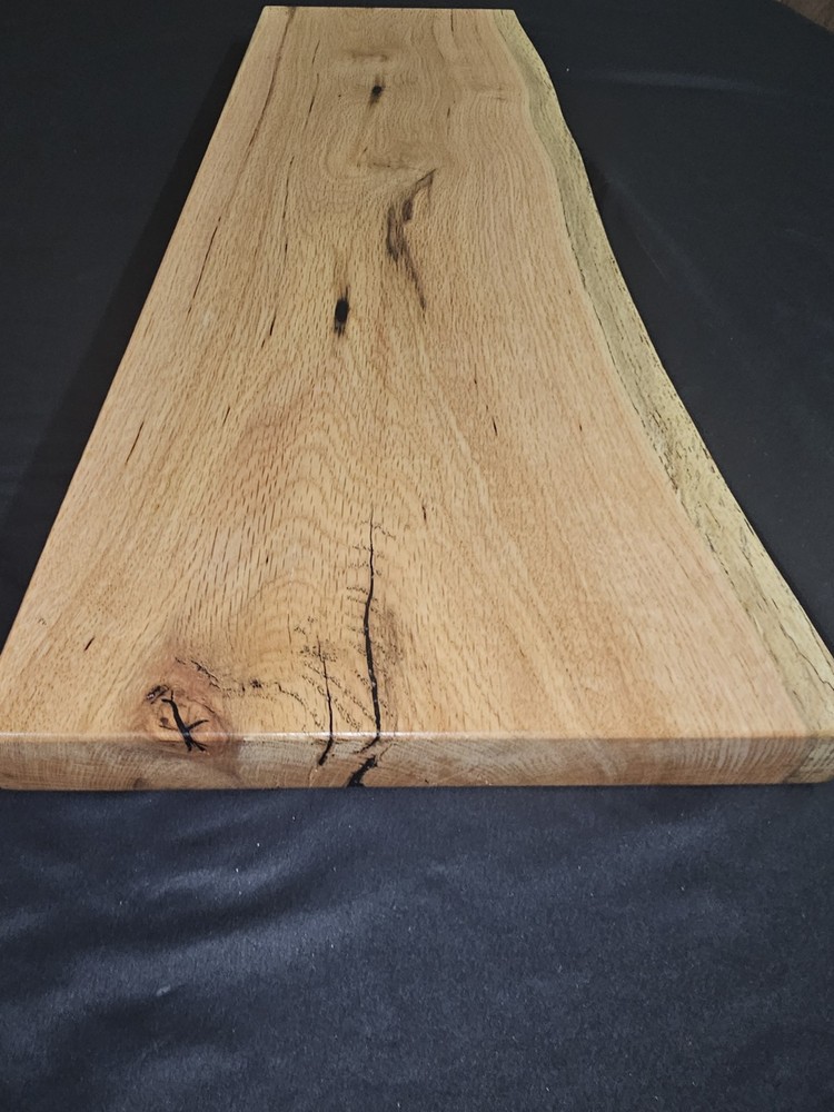 Live Edge Red Oak With Black Epoxy #RO12