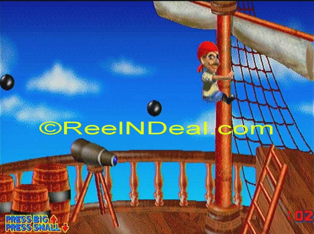 Amcoe Pirate 2001 Cherry Master 8-Liner Slot Machine Optional Skill Spin & Hold