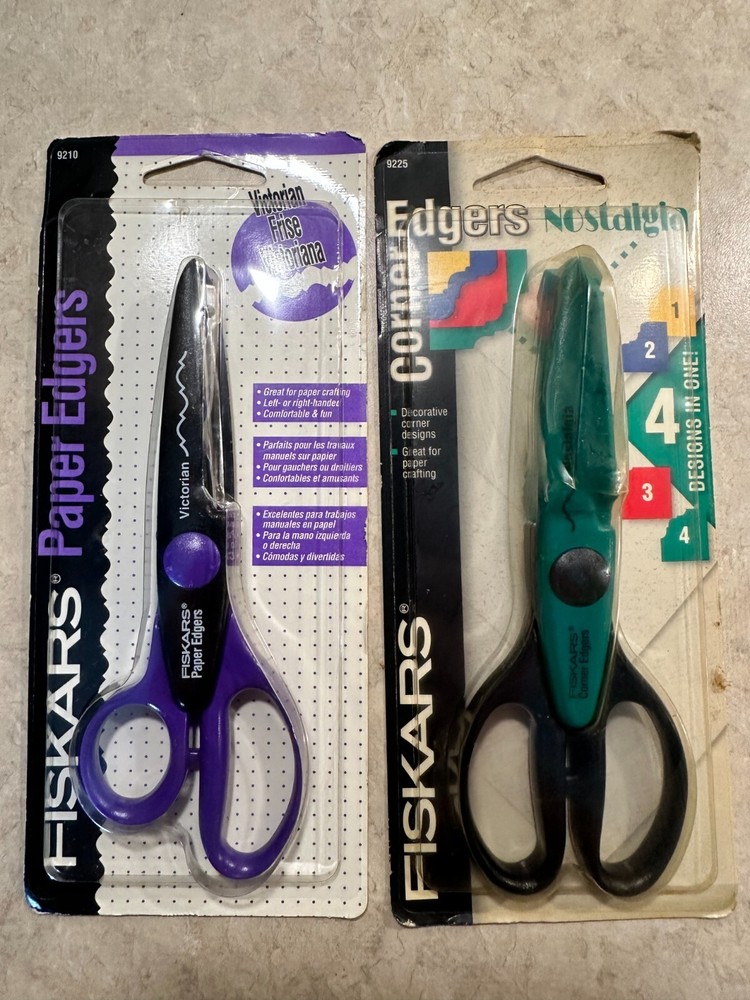 2 Fiskars Paper Edgers