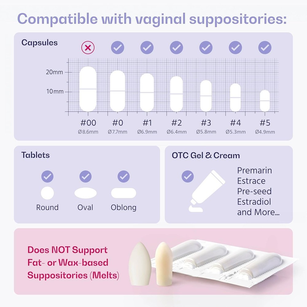 Sterilized Tapered Applicator - Smooth Insertion for Medications & Suppositories