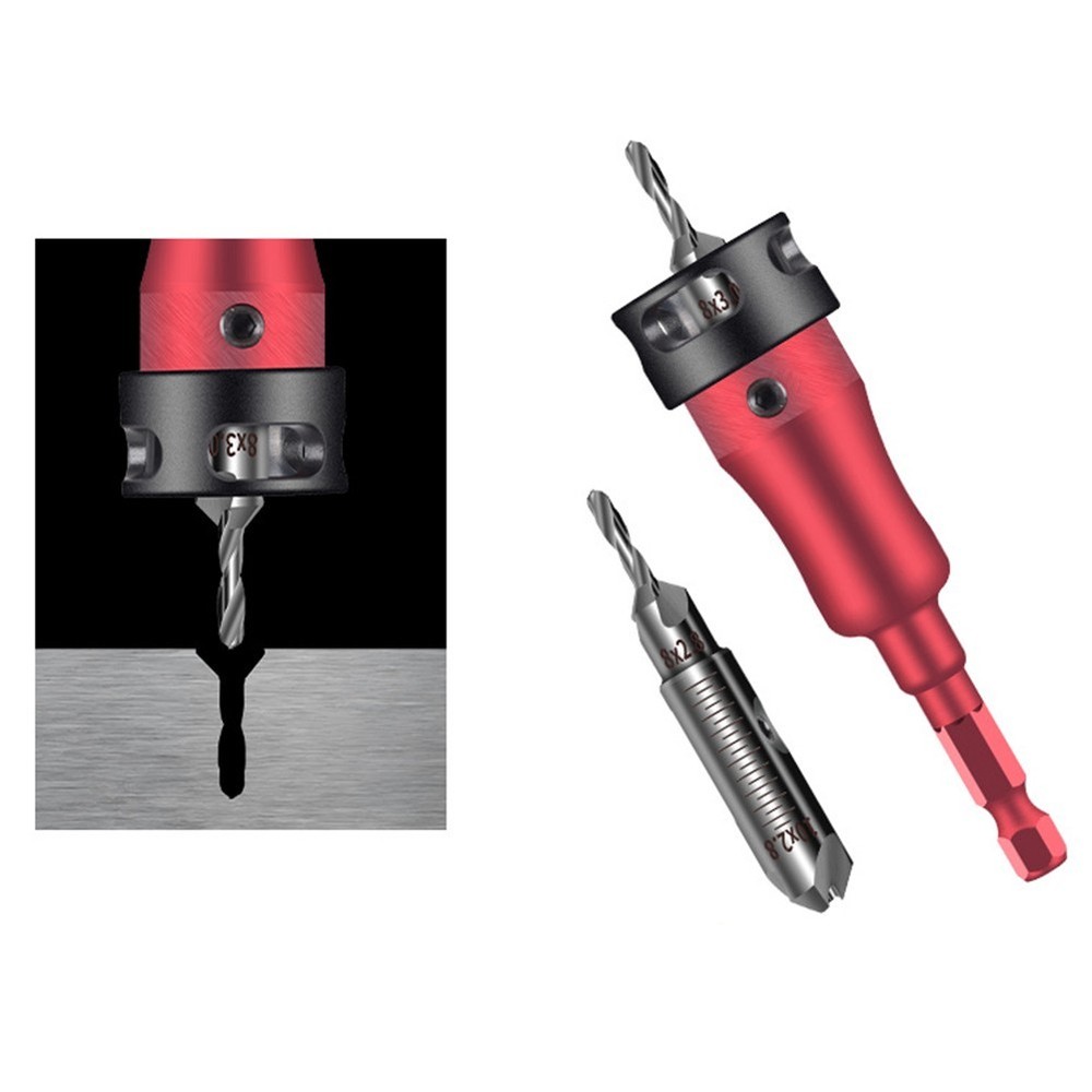 Depth Adjustable Drill Set for Enhanced Accuracy in For Metal Projects