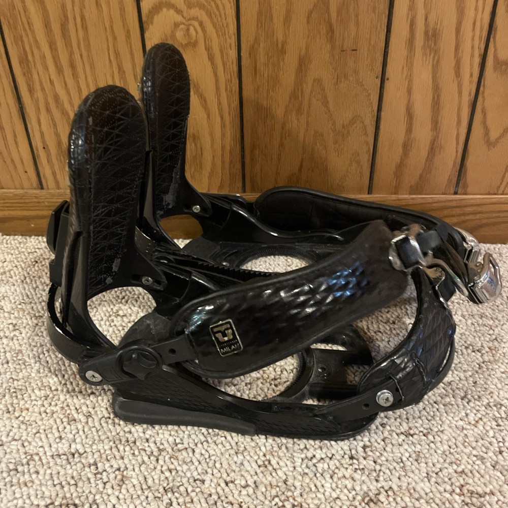 Union Milan Black Women's Snowboard Bindings Size Medium