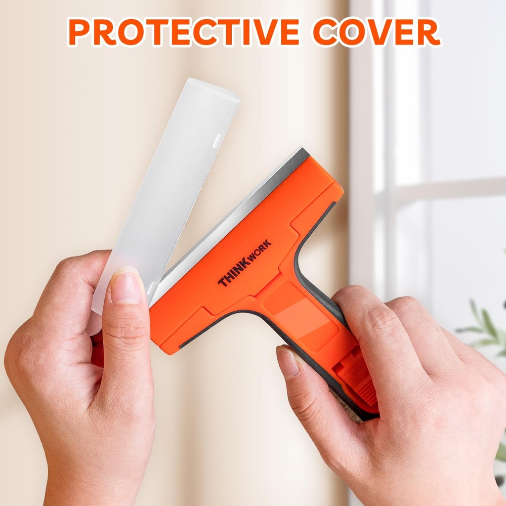 Razor Blade Scraper, 2 Pack 2 Pack+40Pcs, Scraper Tool Set