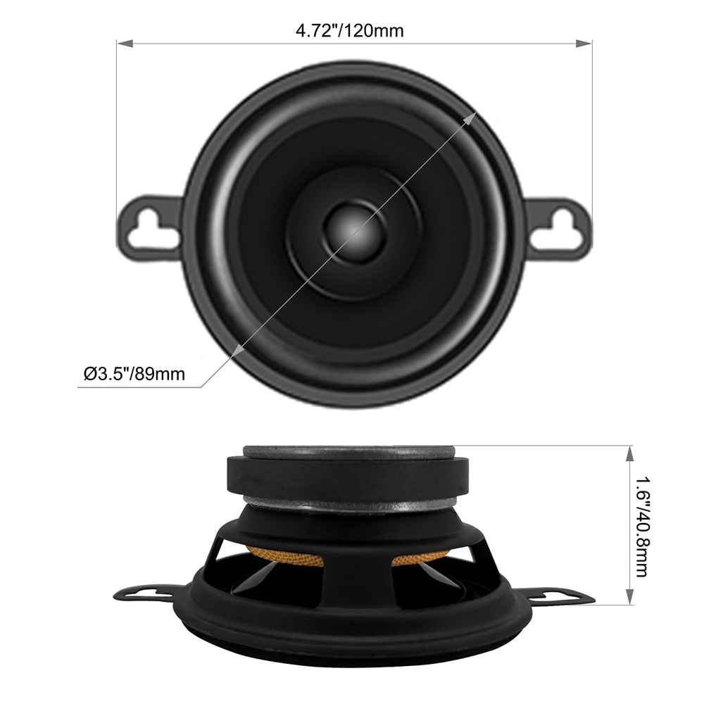 SDX Audio 3.5” Replacement Car Speaker - Sold Individually
