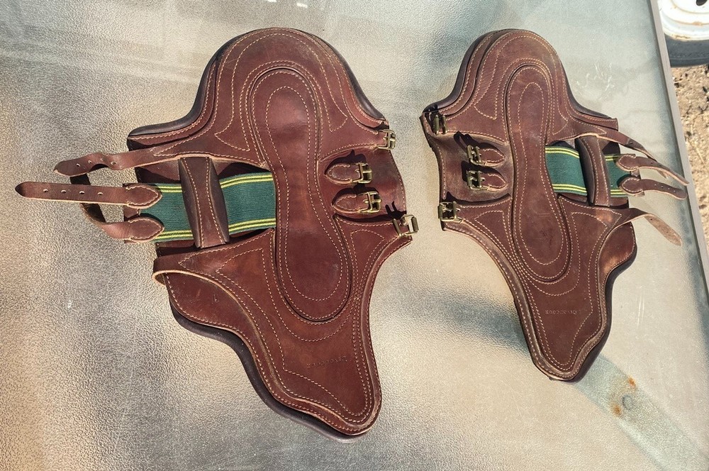 Devoucoux Chiberta Fetlock Boots Size 1 - Leather w/ soft lining Great Shape!