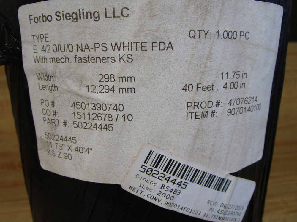 Forbo Siegling 50224445 Conveyor Belt
