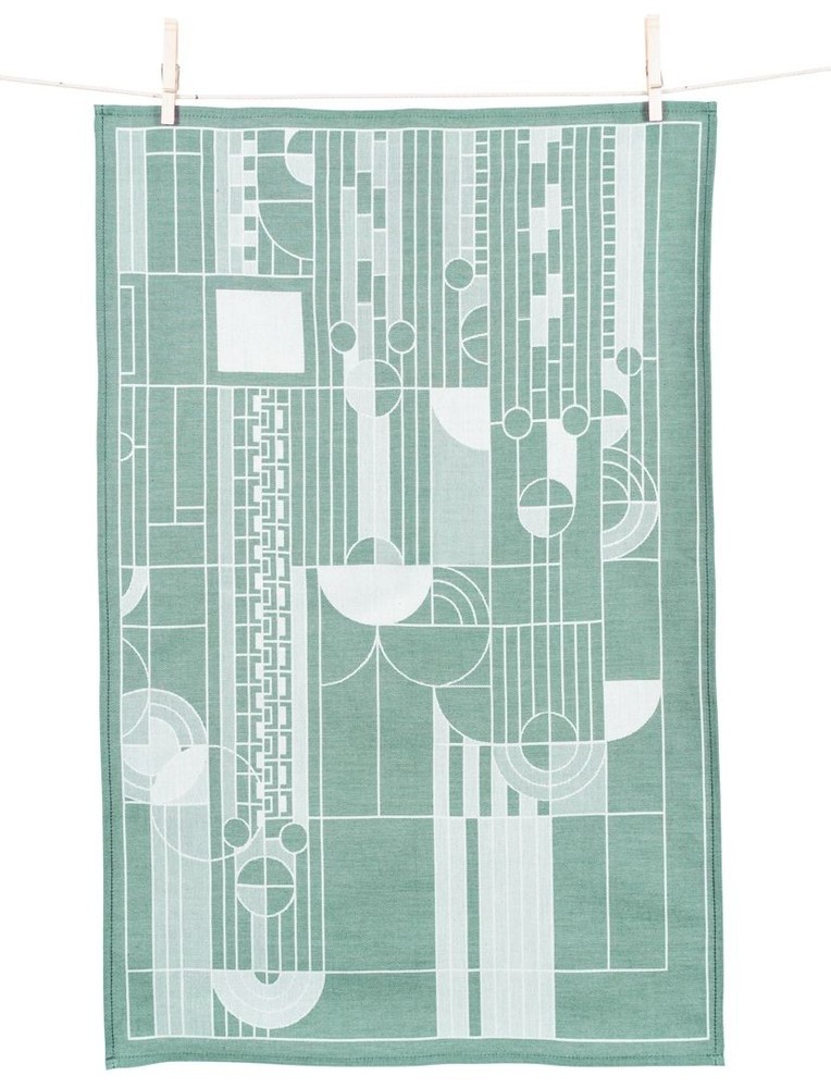 Frank Lloyd Wright Jacquard Towel, Saguaro