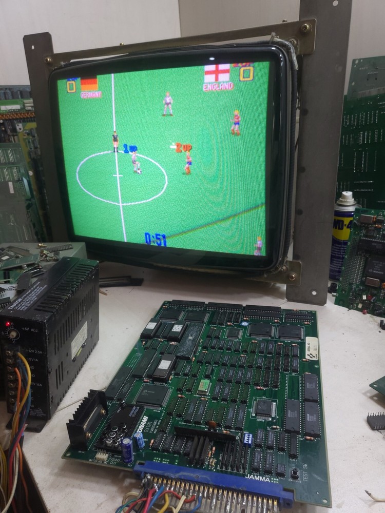 PREMIER SOCCER BY KONAMI ARCADE PCB JAMMA ORIGINAL