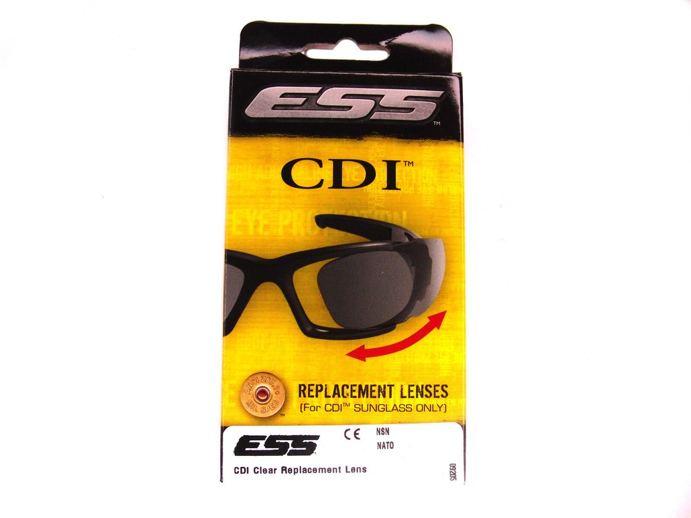 ESS Eyewear CDI Replacement Lenses Clear / Yellow