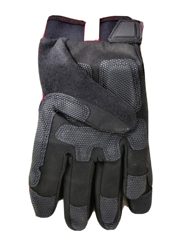 Milwaukee Performance Work Gloves Black/Red Size XL NWT