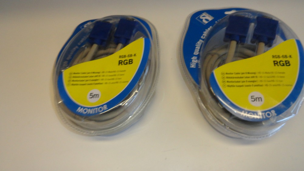 PP1: Deltaco RGB-6B-K 5M Cable - 2 Available