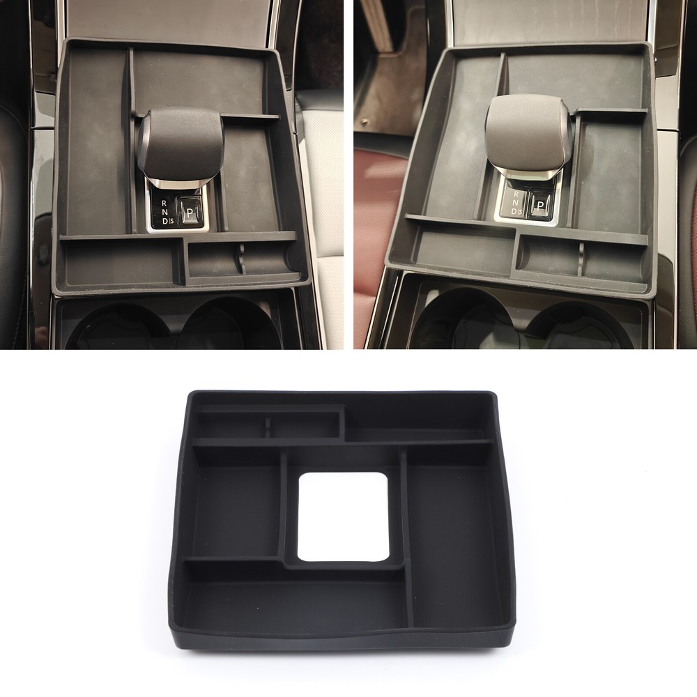 Silicone Black Central Control Gear Side Storage Box For Range Rover Evoque 2024