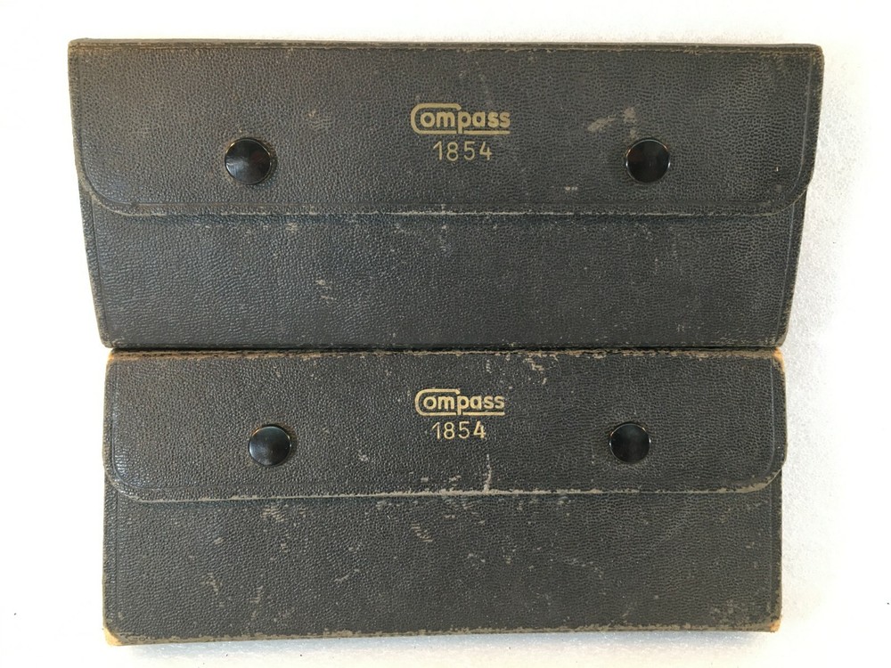 Vintage Compass Precision Instruments Drawing Drafting Sets 629 & 434 Germany