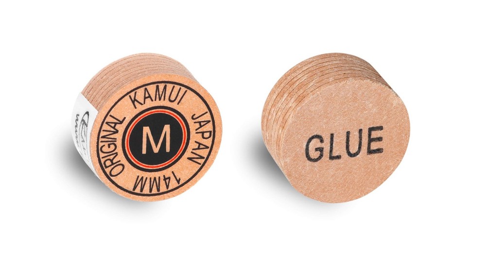 KAMUI Original Laminated Pool Billiard CUE TIP - 1 pc (Medium, 14 mm)